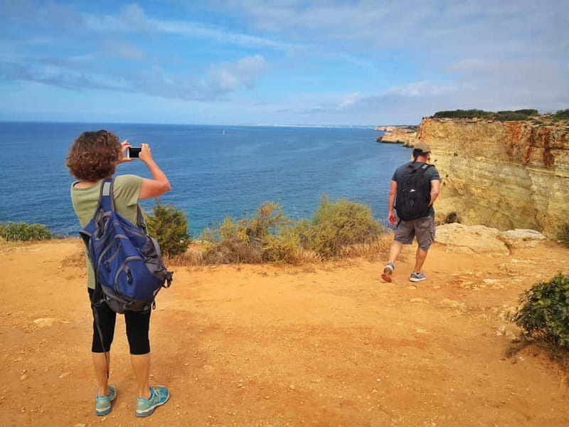 Albufeira, Olhão, Faro : Seven Hanging Valleys Guided Hiking - Praia da Marinha stop: snacks, Portuguese flavors, and a proper landing