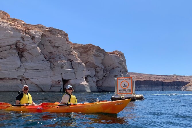 Antelope Canyon Lake Powell Guided Kayaking and Hike Tour - Paddling Into Antelope Canyon: Workload, Water Time, and Photos