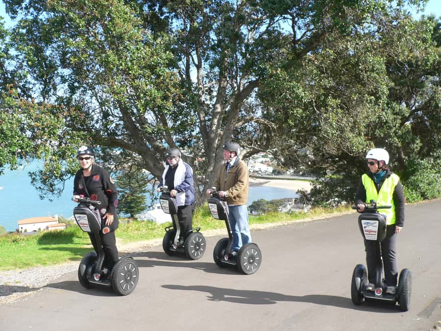 Auckland: Segway to North Head Volcano Summit - Rangitoto Island Park Stop and the Village Backstreets Loop