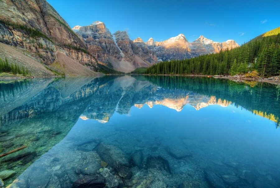 Banff/Canmore Moraine Lake & Lake Louise-Hike/Canoe/Sightsee - The Day’s Shape: From Pickup to Two-Lake Finish