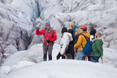 Blue Ice Discovery – Guided Glacier Hike from Skaftafell - Meeting at Skaftafell Base Camp and the bus to the glacier