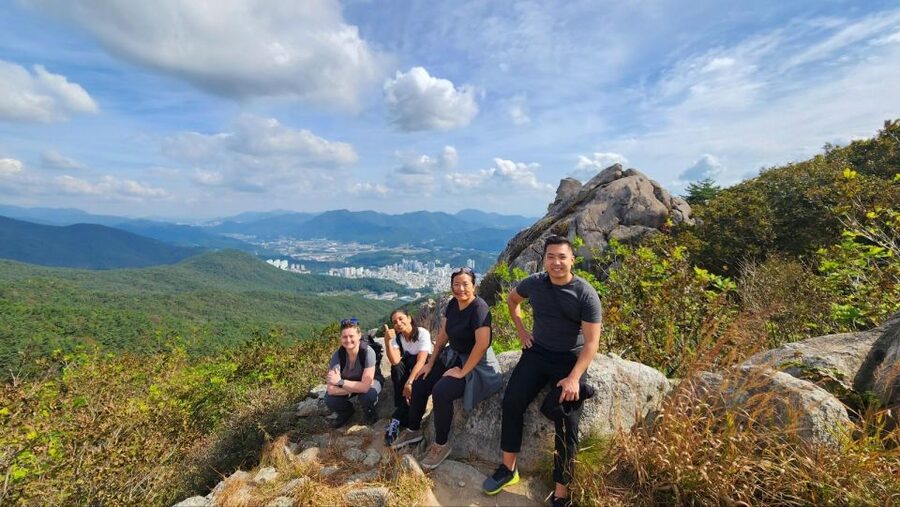 Busan: Hiking and Tasting Rice Wine in the Hidden Village - Peak to lunch descent: why the last part feels different
