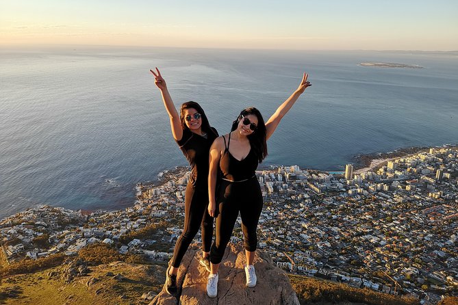 Cape Town: Lion's Head Sunset Hike - What you see on the way up: Cape Town, Table Mountain, and the bay from above