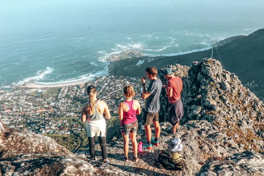 Cape Town: Table Mountain Hike via India Venster - Finding the trail: the meeting point before the cableway