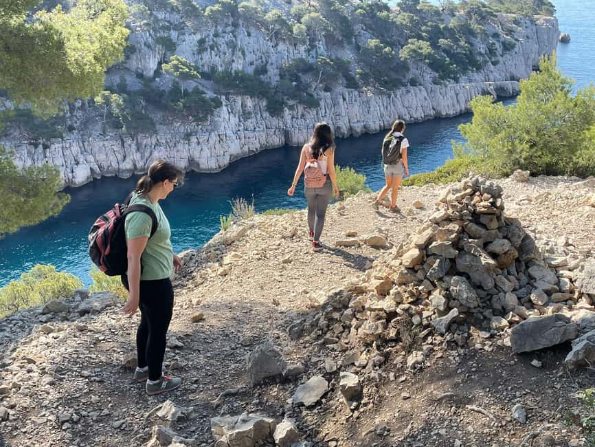 Cassis: 3 Calanques Half-Day Hiking Tour with Swimming - The middle stretch: gradual climb toward En-Vau (up to about 90 m)