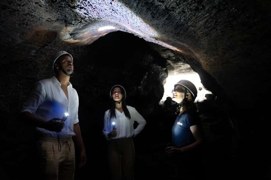 Catania: Etna Nature Tour with Hiking, Cave Visit, & Tasting - The farm tasting: honey, olive oil, olive products, and wine