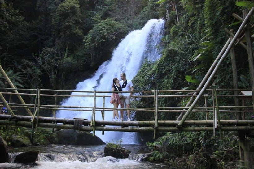Chiang Mai: Doi Inthanon Hiking & Elephant Sanctuary Program - Doi Inthanon National Park: summit air, Twin Pagodas, and quick viewpoint math