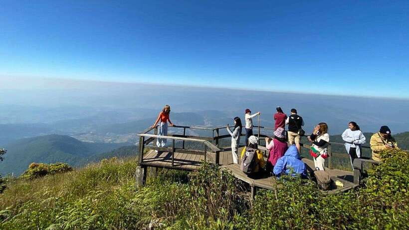 Chiang Mai:Doi Inthanon National Park & Hike at Kew Mae Pan - Kew Mae Pan Nature Trail hike (Nov–May only): moderate effort, steep steps
