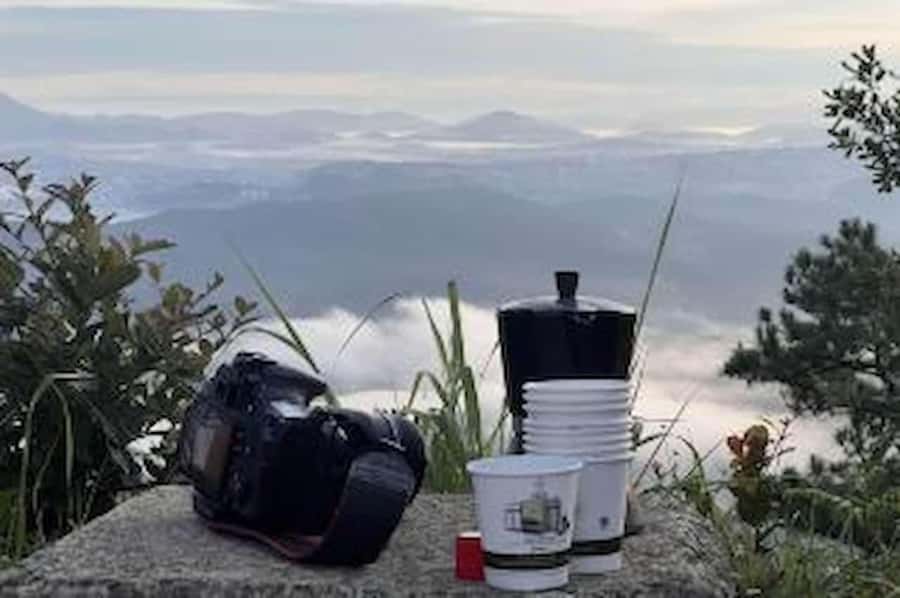 Dalat: Hiking the Mountain to observe the cloud and sunrise - Passing the flora and learning your way up