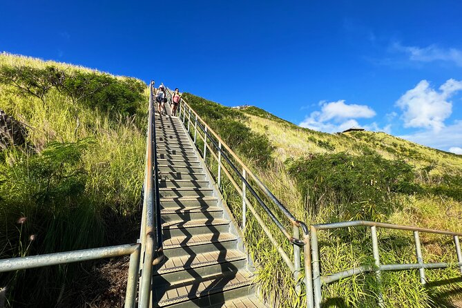 Diamond Head Hiking and Oahu Island Experience feat. North Shore - Kualoa Regional Beach Park: Chinaman’s Hat in the frame