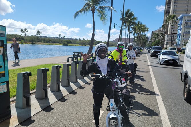 Electric Bike Ride & Manoa Falls Hike Tour - Back Down Through the University of Hawaii at Manoa