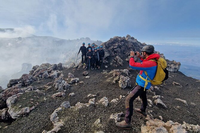 Etna North: Guided trekking to Summit volcano craters - The descent through ash and slag, with coastline panoramas