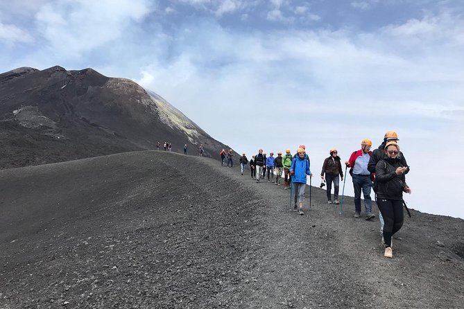 Etna Summit 3000 m cable car included - Summit crater area: views, fog, and sulphur in the air