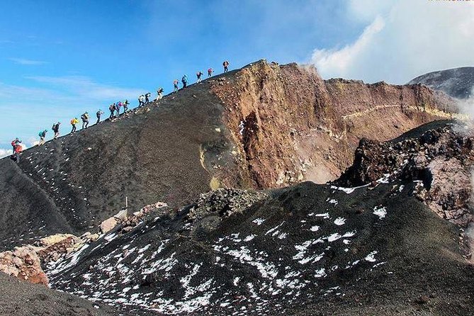 Etna, Summit Craters - Voragine rim and the NE Crater push toward 3329m