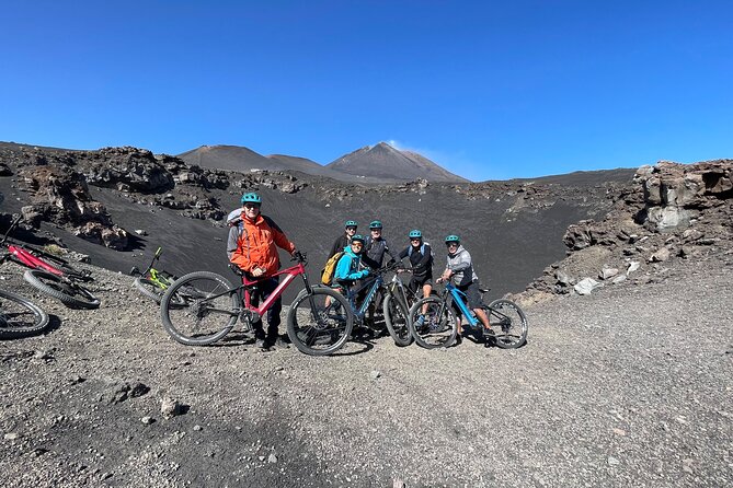 Etna Summit Craters E-bike - Reaching the summit craters viewpoint over Valle del Bove