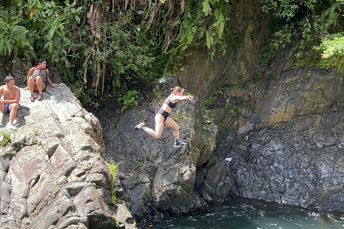 Explore El Yunque: Hiking, Swings & Waterslide (Small Group) - First Pool Stop: Rope Swing, Swim Time, and Cliff Jumps
