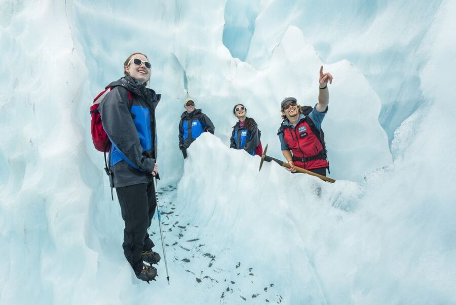 Fox Glacier: Up to 3 Hours Hike with Helicopter Transfer - Ice Caves, Arches, and Victoria Falls: The Features That Make It Feel New