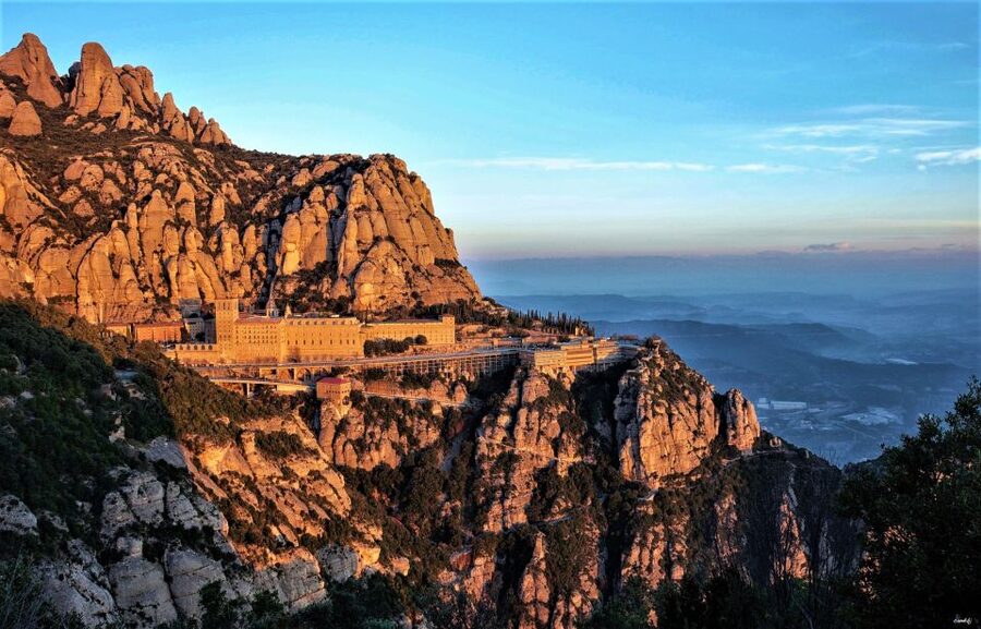 From Barcelona: Montserrat Monastery, Easy Hike, Cable Car - Riding up: cable car views that make the whole day click