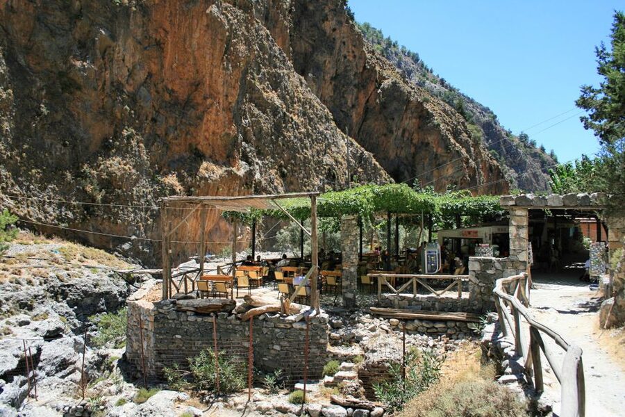 From Chania/Rethymno: Samariá Gorge Guided Hike with Pickup - Agia Roumeli: lunch, the swim, and the feeling of finally exhaling