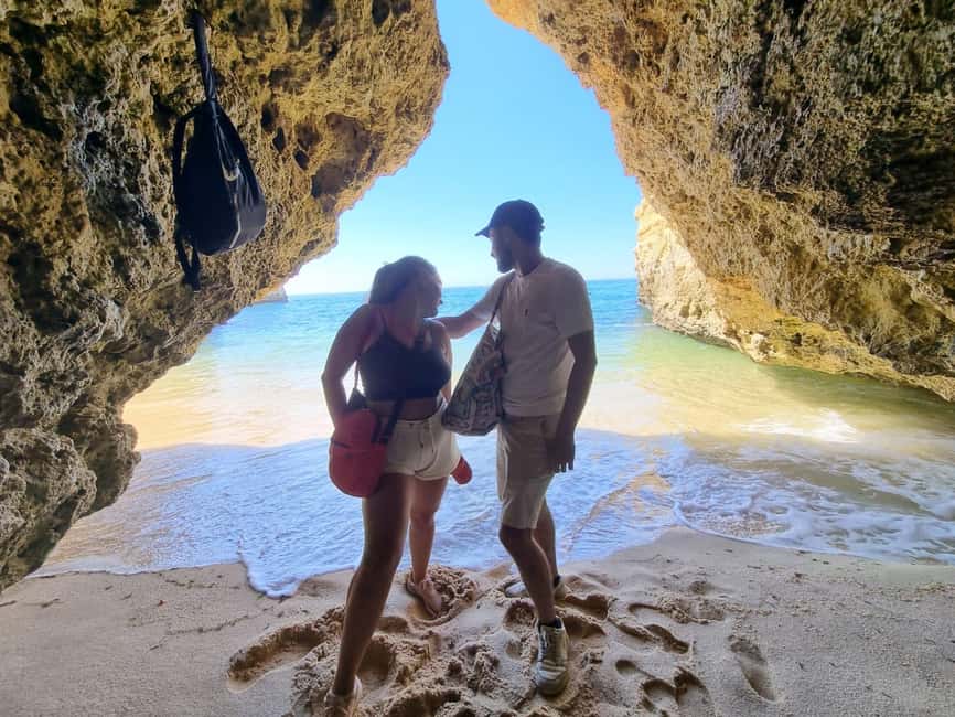 From Faro: Benagil Cliffs Hiking & 4 Treasures Experience - Guides, photos, and the personal touch (Claire and Sebastian)