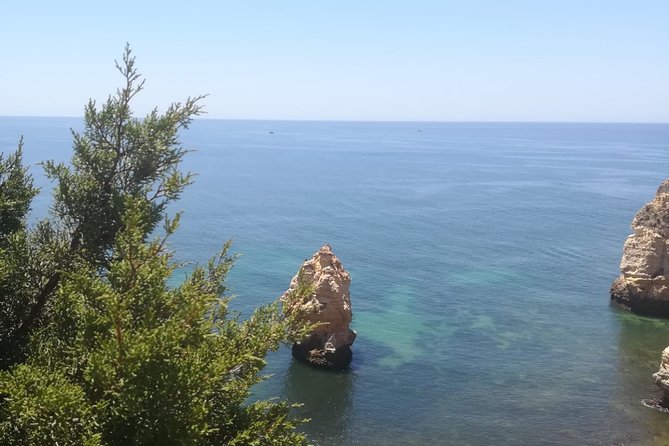 From Faro: Benagil Hiking Cliffs and the 4 Treasure Experience - Algar Seco Carvoeiro: caves, rock formations, and big coastal views