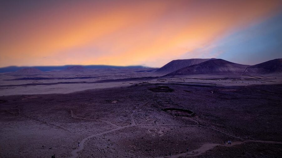 From Fuerteventura: Sunset Hike at Volcano with Scenic Views - Pickup by Bus from Corralejo, El Cotillo, and Puerto del Rosario