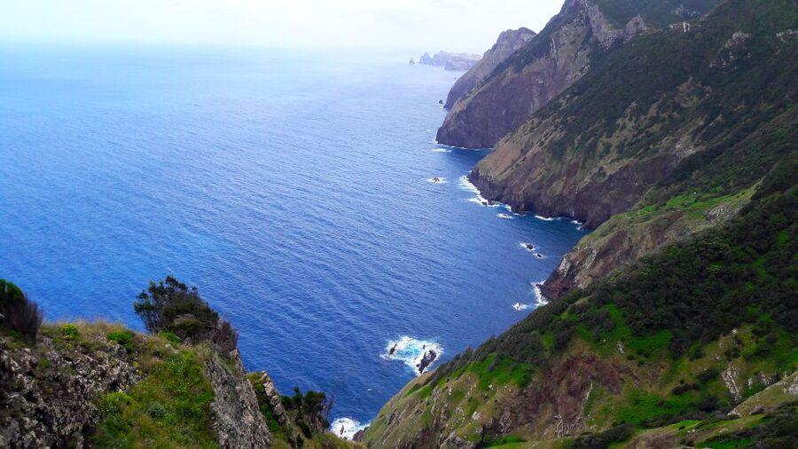 From Funchal: Machico to Porto da Cruz Larano Cliff Hike - The cliffside stretch: where ocean drama meets real footing