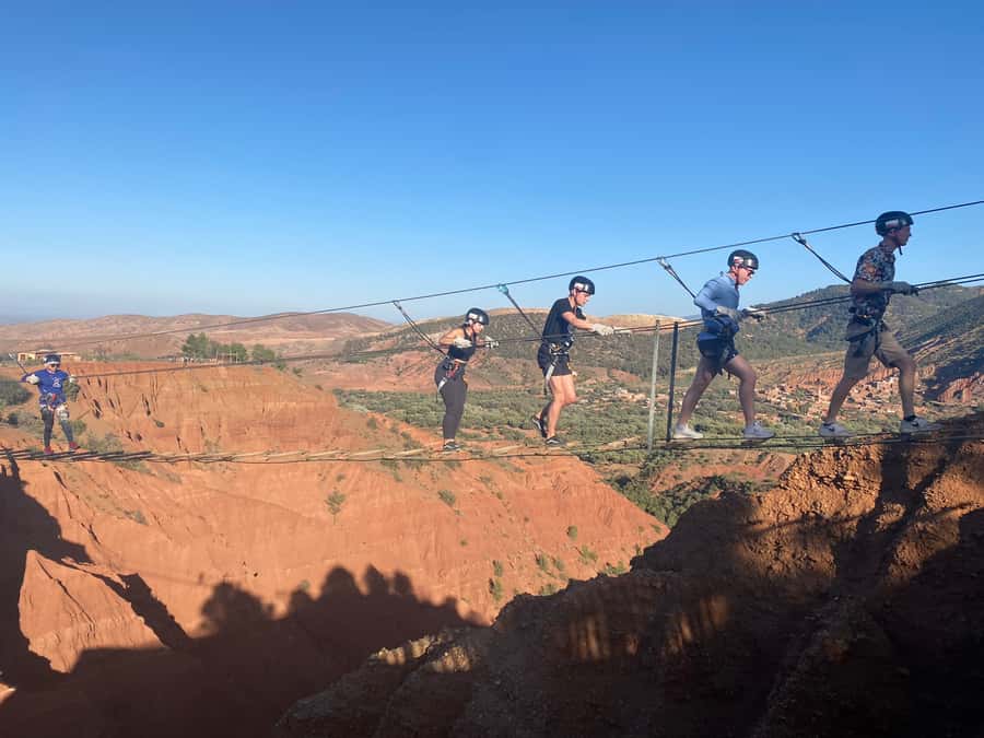 From Marrakesh: Zip-Line & Hike in the Atlas Mountains - Lunch in the mountains: timing, what to order, and how to be ready