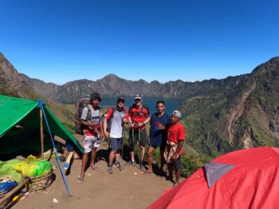 From Senaru: Mount Rinjani 2-Day Trek to Summit - Posts 1–3, the big food break, and the rim push
