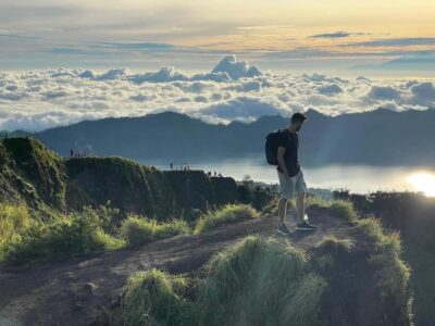 From Ubud: Mount Batur Hiking With Hotspring - Getting set at the base: guide briefing and trekking gear