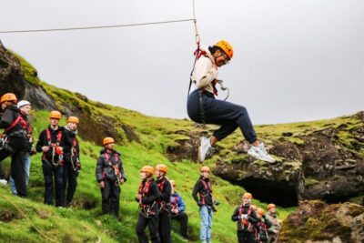 From Vík: Zipline and Hiking Adventure Tour - Suit up near the ocean: gear, safety briefing, and guide vibe