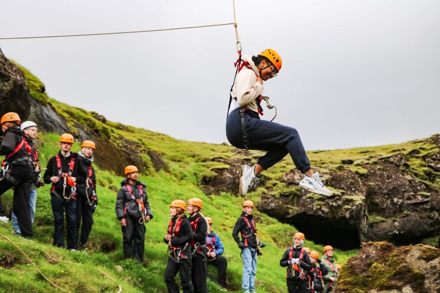 From Vík: Zipline and Hiking Adventure Tour - Suit up near the ocean: gear, safety briefing, and guide vibe