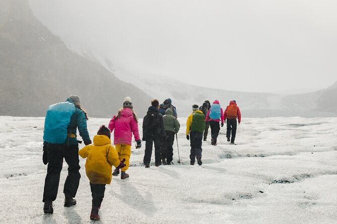 Full Day Guided Glacier Hike on The Athabasca with IceWalks - Morning logistics on the Icefields Parkway