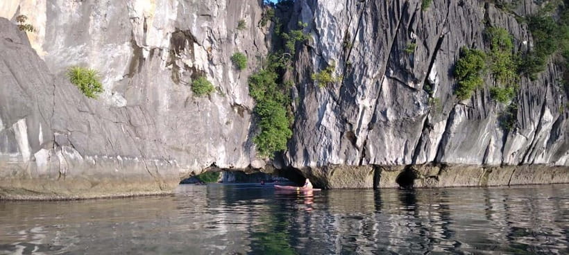 Full day hike - climbing in Jungle of Cat Ba National park - Lan Ha Bay by boat: kayaking from a floating home