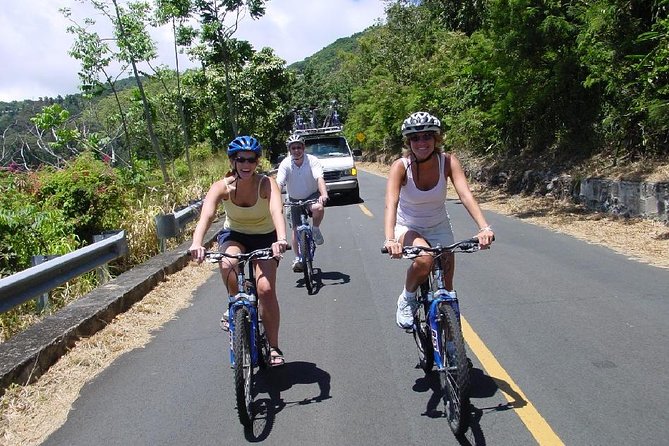 Full Day Oahu Bike, Hike, Sail and Snorkel Combo - The Pu’u Ohia Downhill Bike Ride: Easy Effort, Real Forest Feel