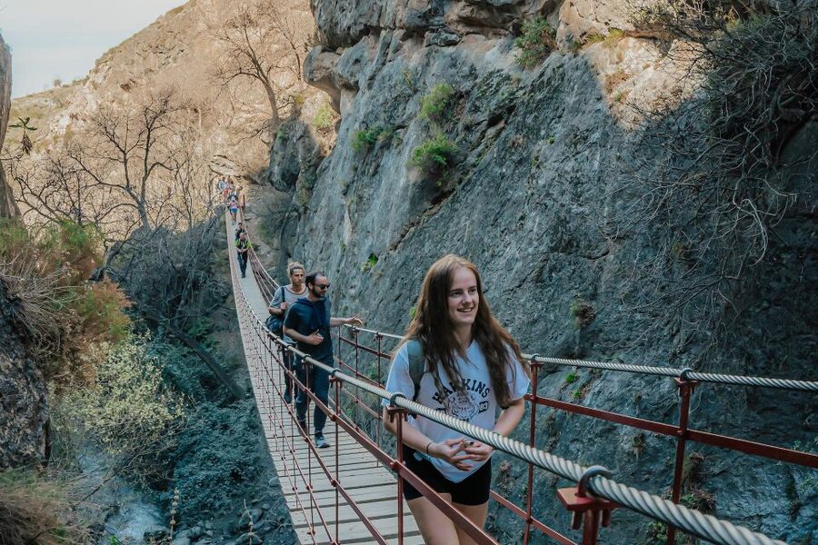 Granada: Los Cahorros Guided Afternoon Hiking Tour - Price and value: $23 for transport, guide, water, and a real hike