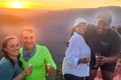 Grand Canyon Sunset Hiking Adventure Deep Below The South Rim - The Hike Route: How South Kaibab, Bright Angel, and Grandview Fit Together