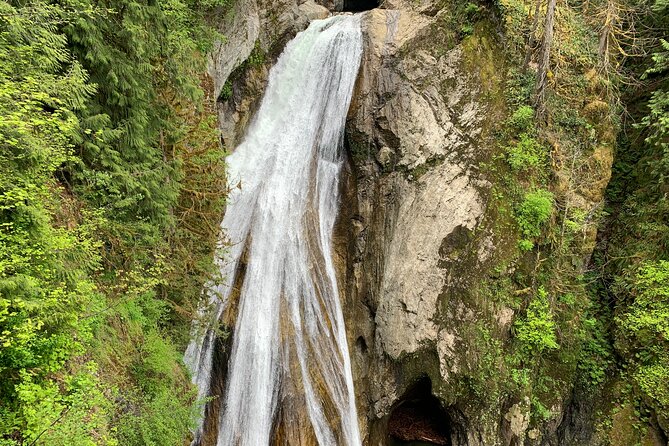 Guided forest hike to Seattle waterfalls incl. Snoqualmie Falls - Twin Falls and Upper Falls: where the forest gets loud (in a good way)
