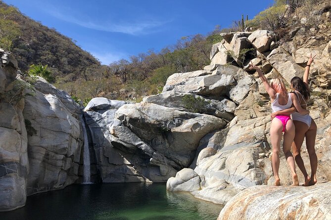 Hidden Waterfalls Hiking Adventure - Getting to the plunge basin: swimming, jumping, and exploring on your own time