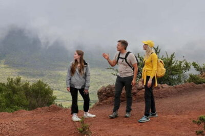 Hike above Masca through relict woods. SMALL GROUPS. - The first leg: pine forest, Teide in view, and hitting 1300 meters