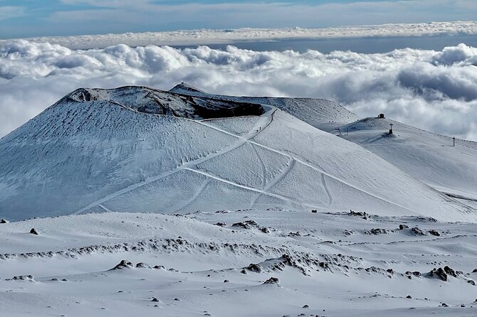 Hike near the summit craters up to the maximum safe altitude currently foreseen - The Main Hike: Lava Fields, Craters, Hot Fumaroles, and Constant Views