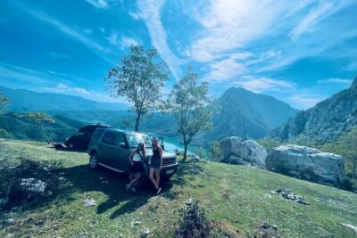 Hike on Gamti Mt & Bovilla Lake from Tirana on Luxe Land Rover - Bovilla Canyons stop: rock formations and photo-friendly timing