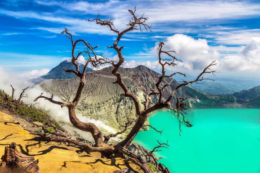Ijen Crater Blue Fire Night Hike - Sunrise Over the Acidic Crater Lake: The View Shifts Everything