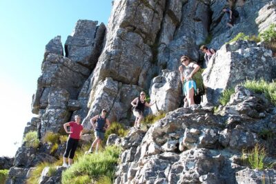 India Venster Route: Hiking in Table Mountain from Cape Town - Gear support that makes Table Mountain less annoying