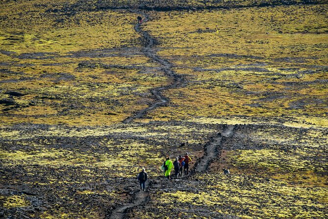 Inside the Volcano: Small-Group Tour and Lava Field Hike - At the Crater Rim: Helmet, Harness, and That Cable Elevator