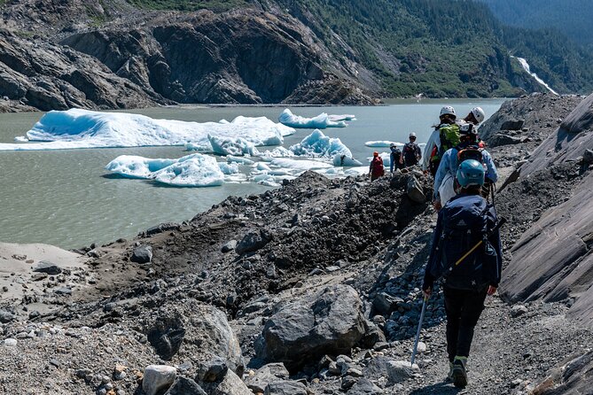 Juneau Shore Excursion: Mendenhall Glacier Canoe, Paddle and Hike - West Glacier trailhead: de-gear, reset, and head back
