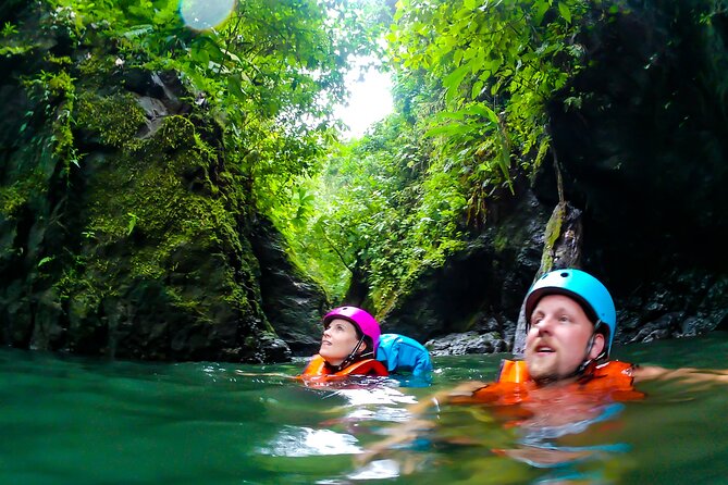 Jungle Hike with Canyoning and Rappelling in Drake Bay - Waterfalls, infinity pools, and rappel parts where the route turns vertical