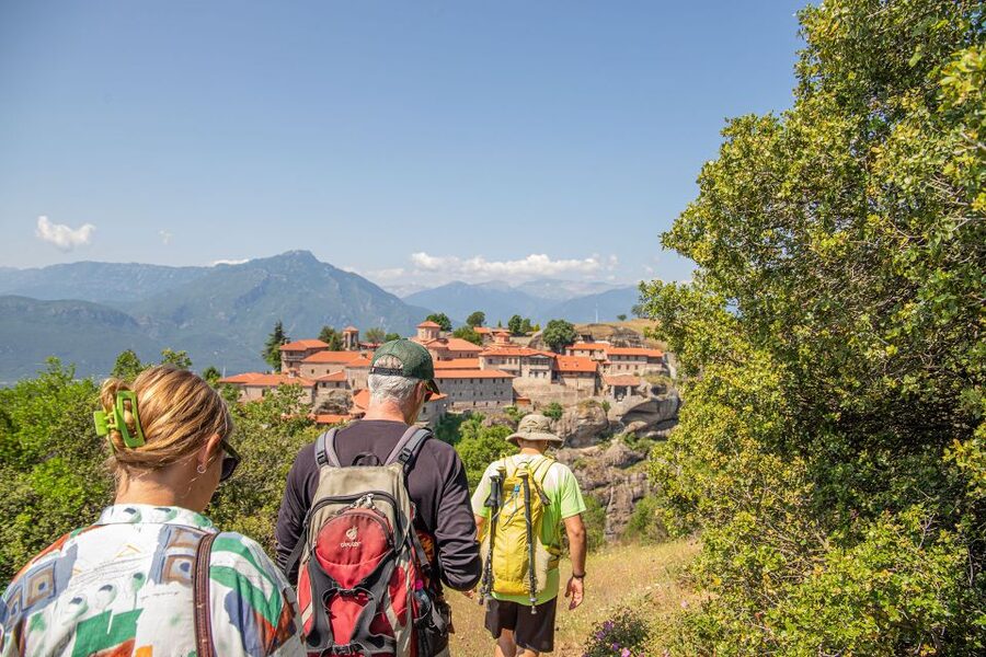 Kalabaka: Meteora Small-Group Hiking Tour w/ Monastery Visit - Dupiani Hermitage: ruins, rock walls, and an easy start with big payoff