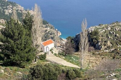 Karpathos Lastos mountain Hike with guide - From the monastery of Archangelou Mychael into pine-tree forests