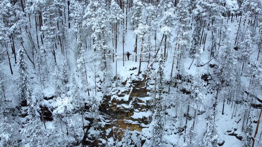 Korouoma: Frozen Waterfall Hiking Tour - Rovaniemi pickup and the warm van ride out